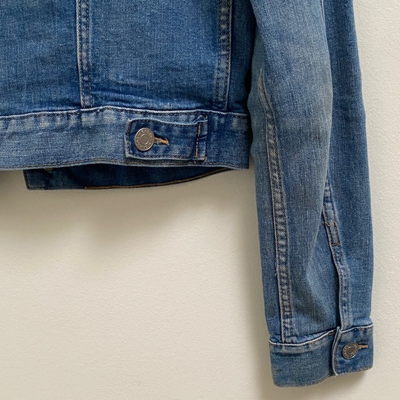 Garage Blue Denim Jean Jacket, XS - Picture 7 of 9